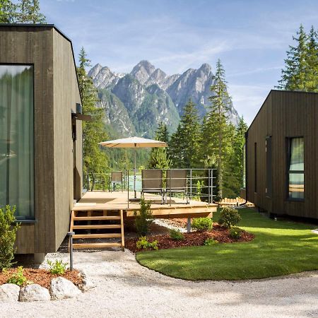 Skyview Chalets Am Camping Toblacher See Eksteriør bilde
