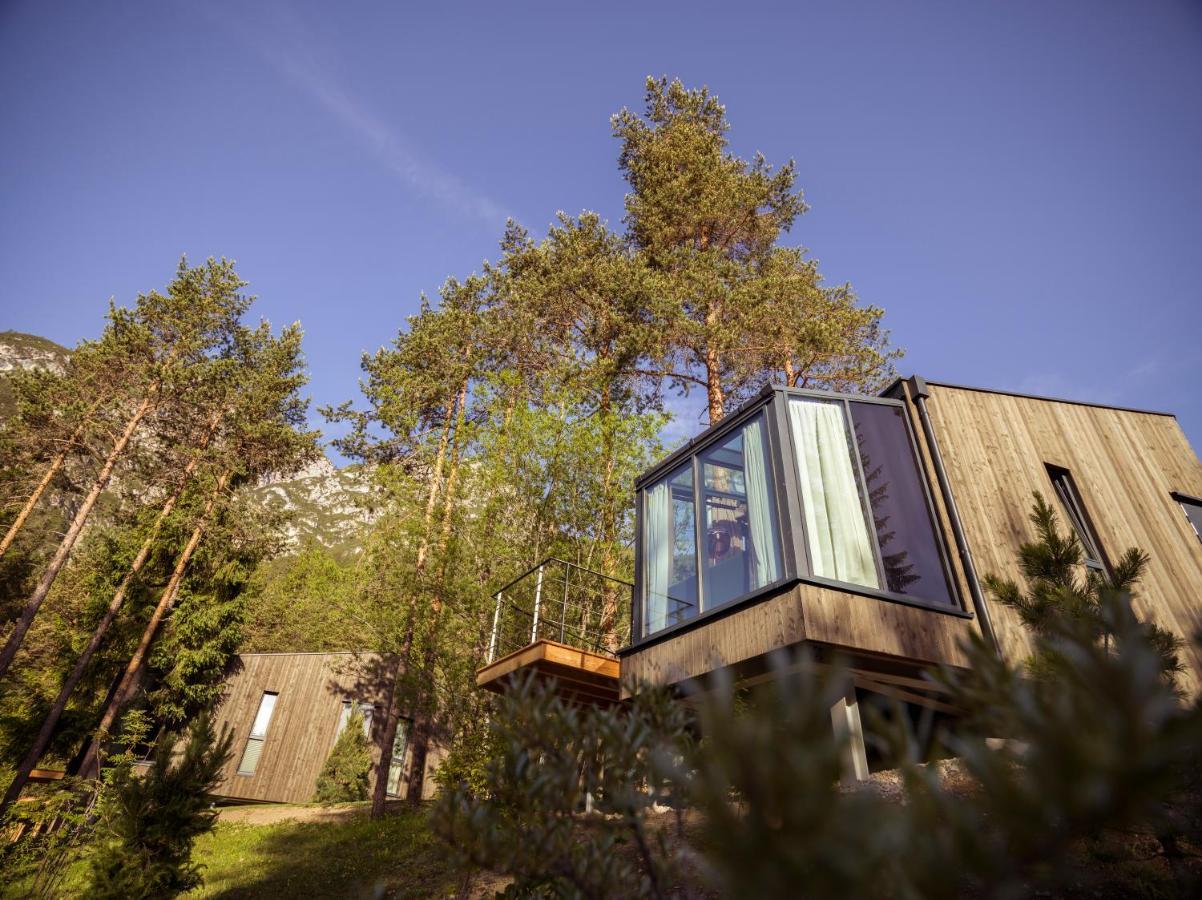 Skyview Chalets Am Camping Toblacher See Eksteriør bilde